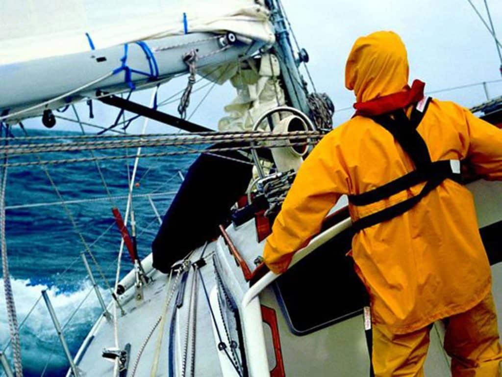 Sailing in rough water