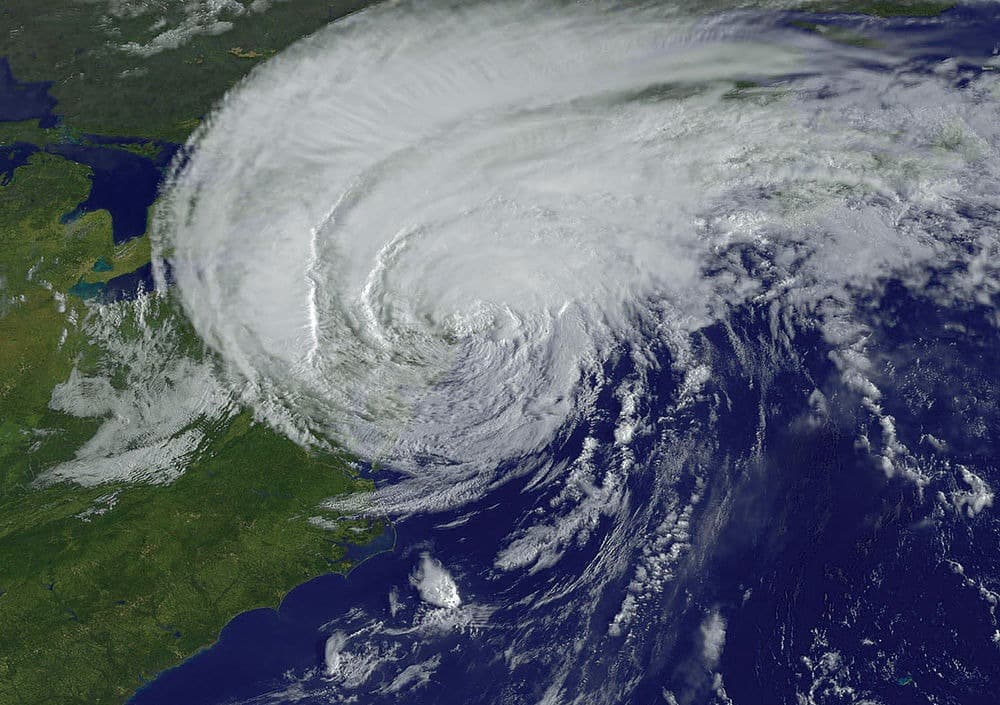 Digital rendering of a hurricane