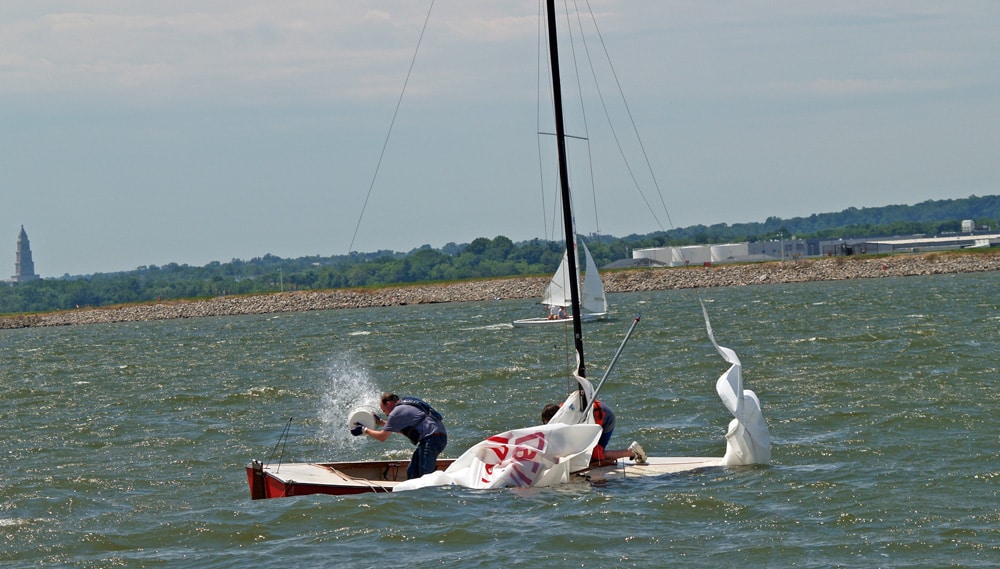 sinking boat