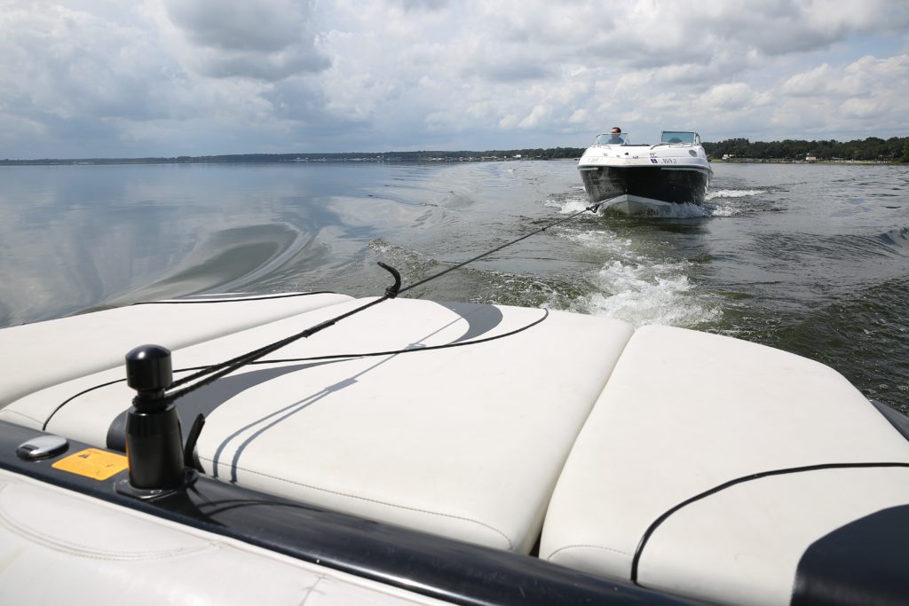 Towing a boat safely