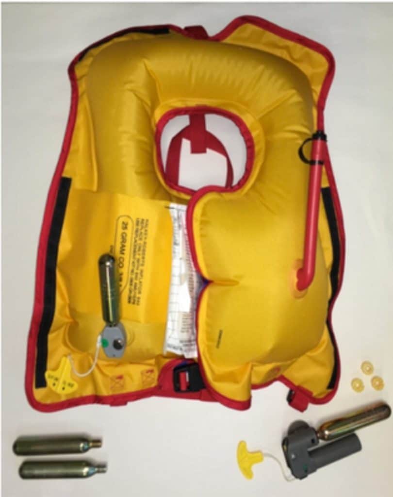 Inflatable Lifejacket Inspection Is Crucial