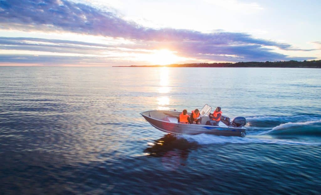 Wearing life jackets while boating