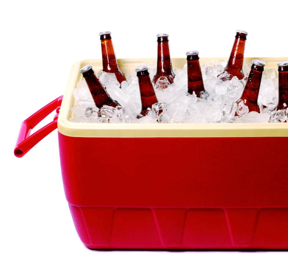 cooler full of beers