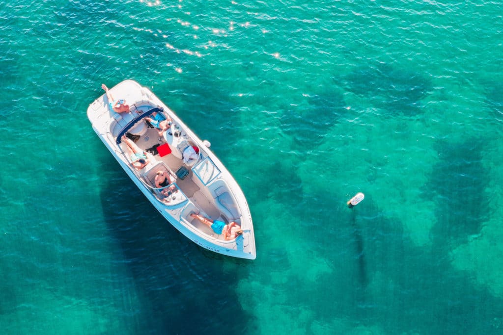 people in a boat