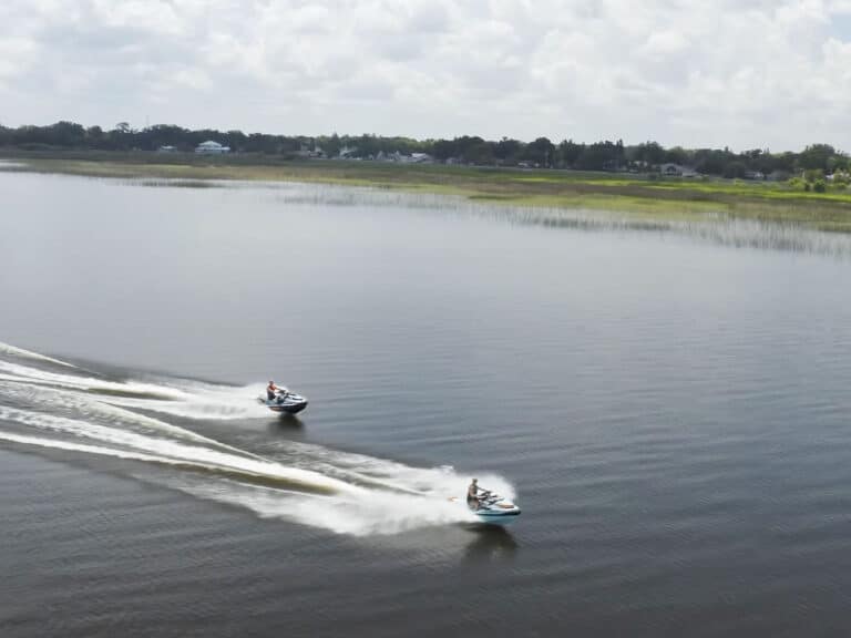 Two PWC on the water