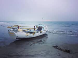 Aaron Carotta's rowboat
